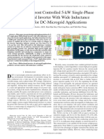 Predictive Current Controlled 5-kW Single-Phase Bidirectional Inverter With Wide Inductance Variation For DC-Microgrid Applications