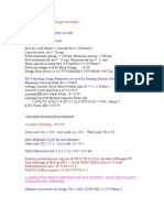 Pile Footing Detailed Design Calculation