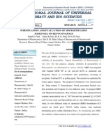 Formulation and Evaluation of Microemulsion Based Gel of Ketoconazole