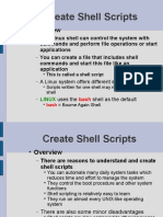 Create Shell Scripts