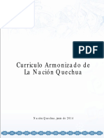 Curriculo Armonizado de La Nacion Quechua