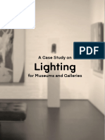 A Case Study On Lighting For Museums and Galleries Final