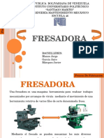 Proceso de Fabricacion (Fresadora)