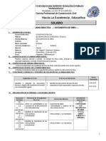 Silabo - Documentos de Obra