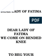 Recessional-Dear Lady of Fatima