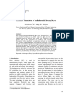 Dynamic Design of An Industrial Rotary Dryer