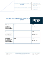 Instructivo para Verificación Del Diametro Del Drift