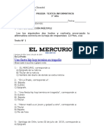 Prueba Textos Informativos