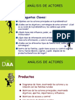 DIAGNOSTICO, Análisis de Actores