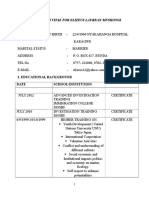 CV For Dcis Elizeus Mushongi