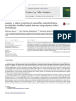 Analysis of Fatigue Properties of Unmodified and Polyethylene Terephthalate Modified Asphalt Mixtures Using Response Surface Methodology