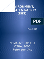 Environment, Health & Safety (EHS)