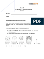 GUIA MAT 3o Basico - Sumas Iteradas y Multiplicaciones