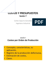 Costos y Presupuestos s7 20141 - Costeo Por Orden de Producción