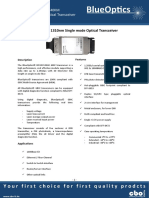 BlueOptics BO01C13240 1000BASE-LH GBIC Transceiver 1310nm 40 Kilometer Singlemode SC-Duplex 1 Gigabit