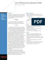Measurement of Fluorescence Quantum Yields