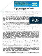 June12.2016proposed "New Anti-Carnapping Act" Up For Approval & Signature of PNoy