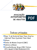 Avaliação Antropometrica de Adultos