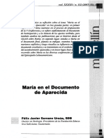 María en El Documento de Aparecida. Serrano