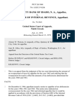 First Security Bank of Idaho, N. A. v. Commissioner of Internal Revenue, 592 F.2d 1046, 1st Cir. (1979)