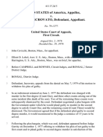 United States v. James D. Incrovato, 611 F.2d 5, 1st Cir. (1979)