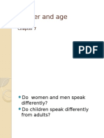 Chapter 7 Gender and Age