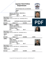 Evergreen Park Arrests June 11-16, 2016