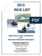 Schweizer 269 Price List 2013