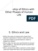 Relationship of Ethics With Other Phases of Human