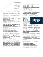 Exercícios de Potencial Padrão