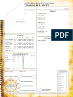 Dresden Files RPG Character Sheets W BG