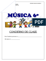 Cuaderno 6 º Musica