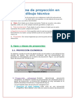 Sistema de Proyección en Dibujo Técnico