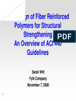 The Design of Fiber Reinforced Polymers For Struc Strengthening ACI 440 PDF