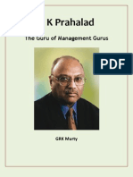 C K Prahalad: The Guru of Management Gurus