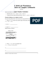 ECE 2610 Lab Worksheet: M Intro & Complex Arithmetic: Atlab