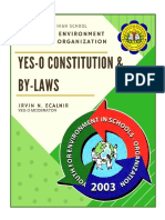 Youth For Environment in School Organization (YES-O) Constitution and By-Laws