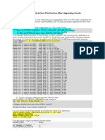 Upgrading The Time Zone File Version After Upgrading Oracle Databases