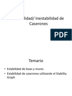 Estabilidad-Inestabilidad de Caserones