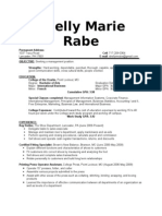 Resume of Shellymrabe