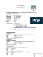 CV of Md. Haider Ali Biswas