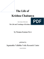 Life of Krishna Chaitanya