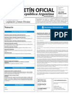 Boletín Oficial de La República Argentina, Número 33.414. 07 de Julio de 2016