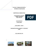 Informe de Investigación Identidad Cultural Municipio de Quibdó, Chocó