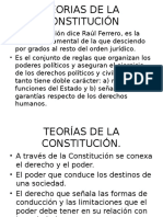 Teorías de La Constitución