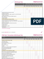 FRM Part 1 Nov 2016 Study Plan