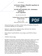 Joseph Jenkins and Stanley Hodges, & Cross-Appellees v. Prudential-Bache Securities, Inc., & Cross-Appellant, 847 F.2d 631, 10th Cir. (1988)