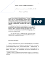 Ojeda, A (2007) - La Genealogía Del Contrato de Trabajo