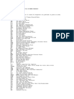 Lista de Siglas Usadas en El Escanner Hanatech