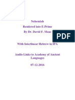 Nehemiah in E-Prime With Interlinear Hebrew in IPA